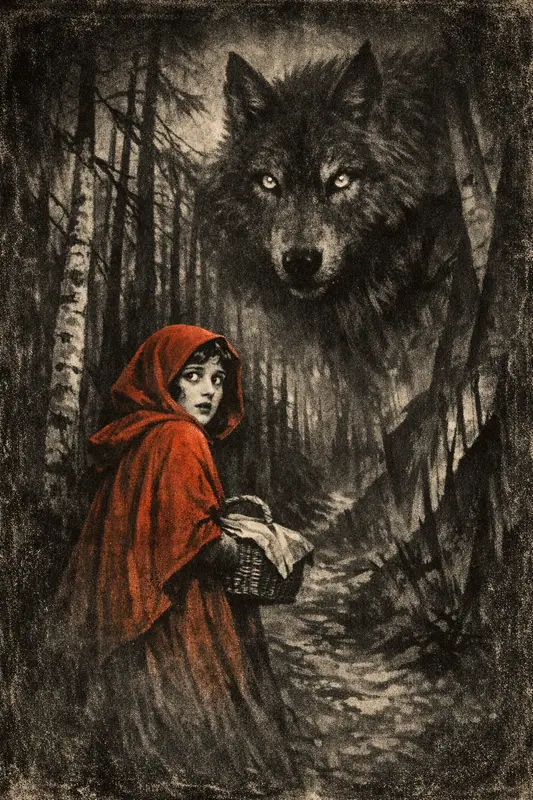 Little Red Riding Hood — Expressionist 1922