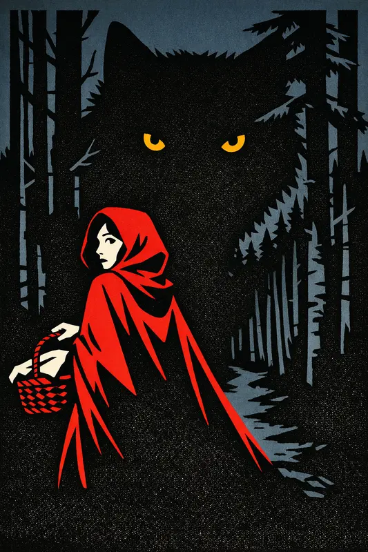 Little Red Riding Hood — Limited Screenprint