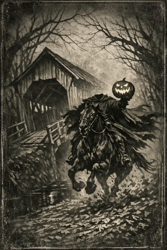 The Headless Horseman — Expressionist 1922