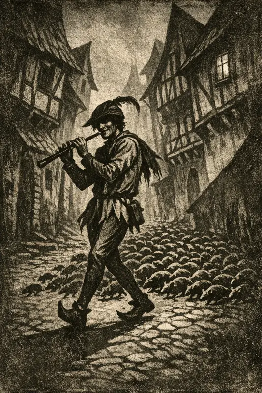 The Pied Piper — Expressionist 1922