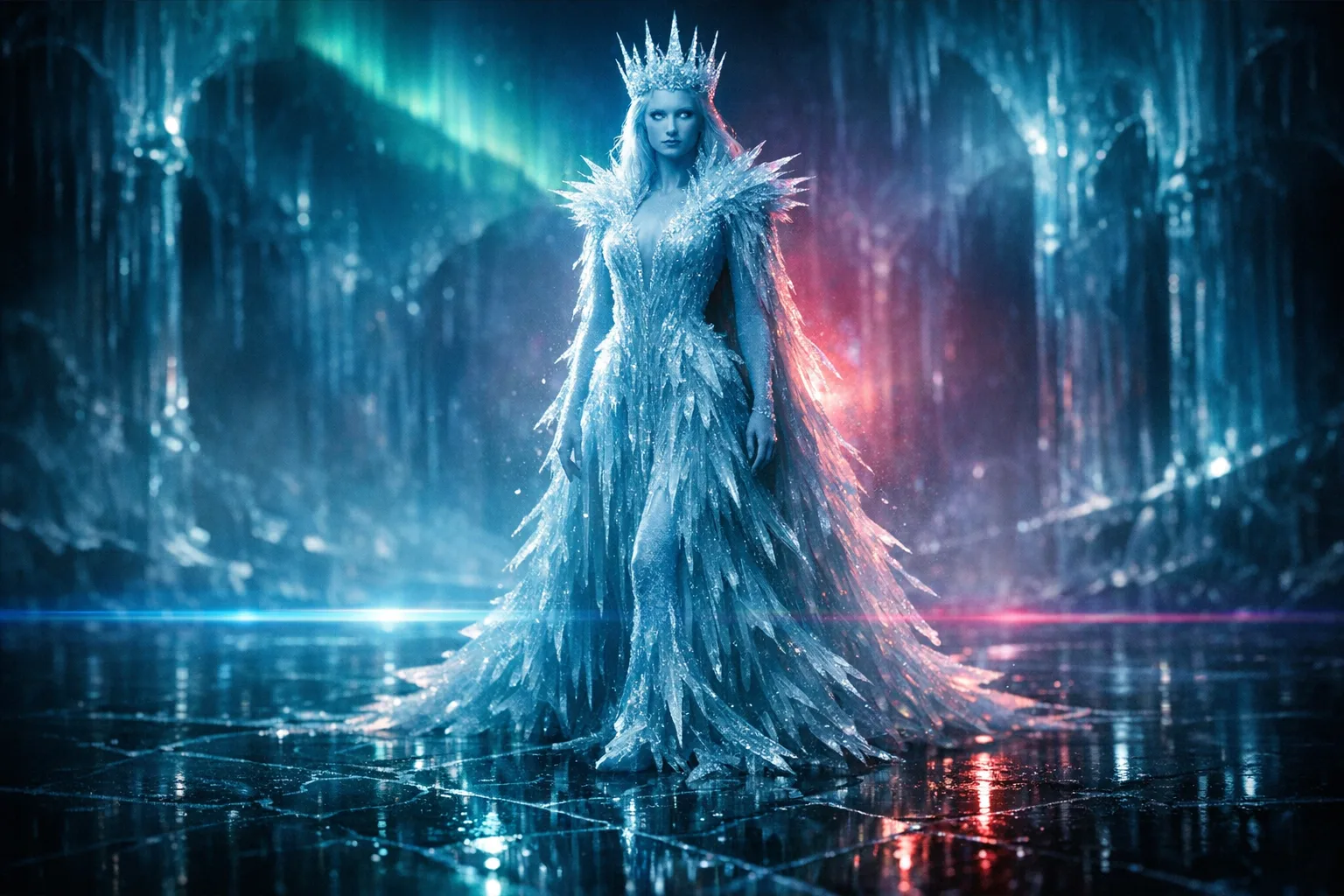 The Snow Queen — Neon Noir: Modern anamorphic cinema, rain and coloured rim light