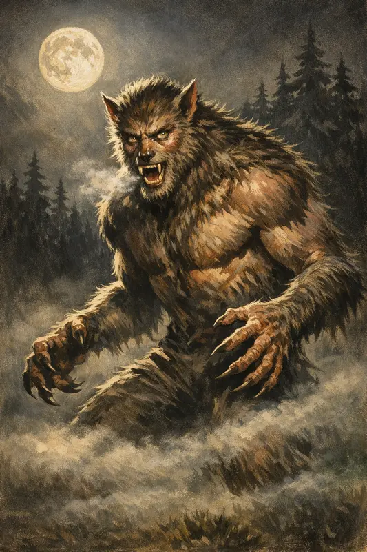 The Werewolf — Matinee Gouache