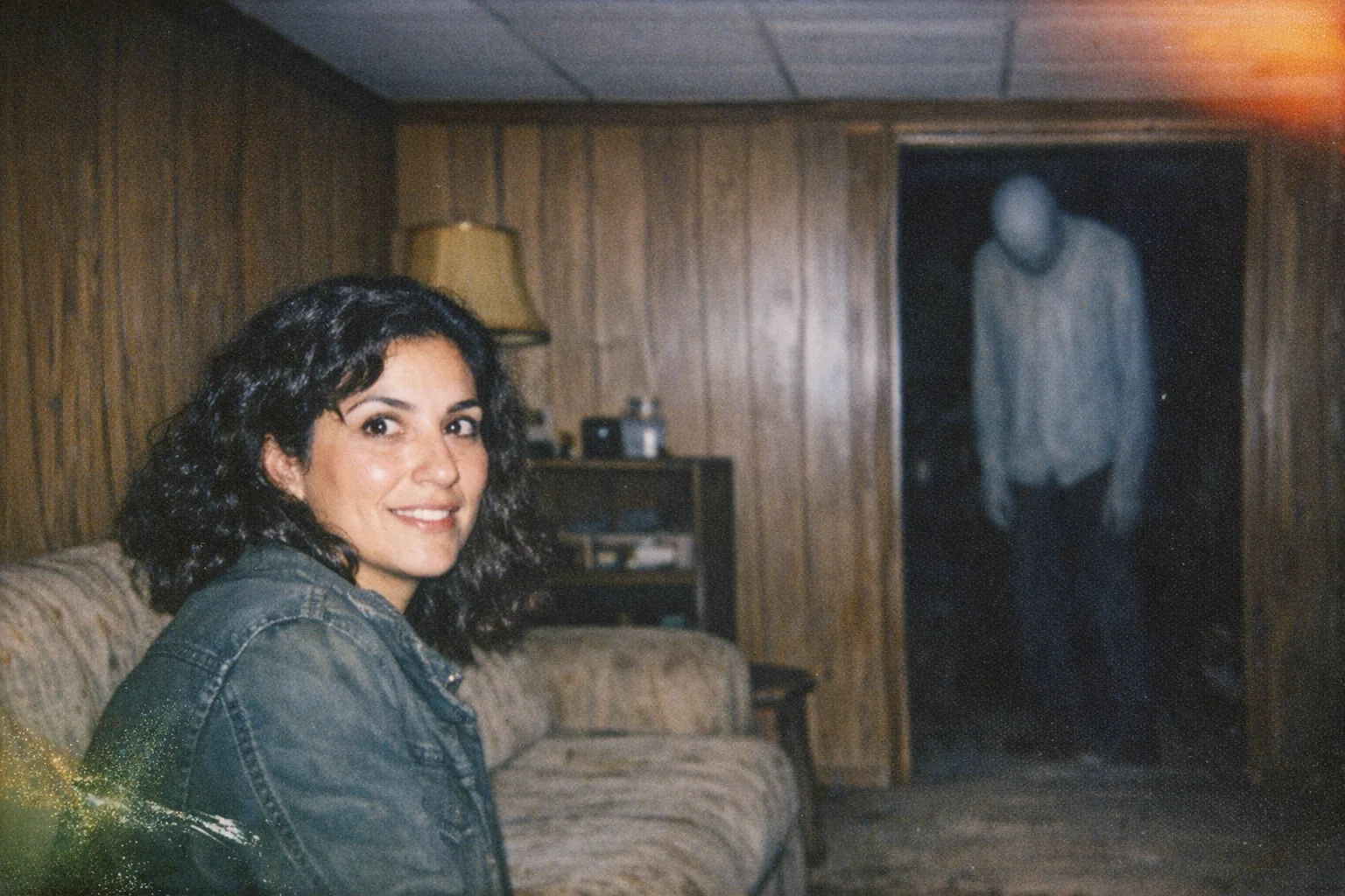 Mara rendered as a Haunted Instant film still: You are the photo that should not have developed
