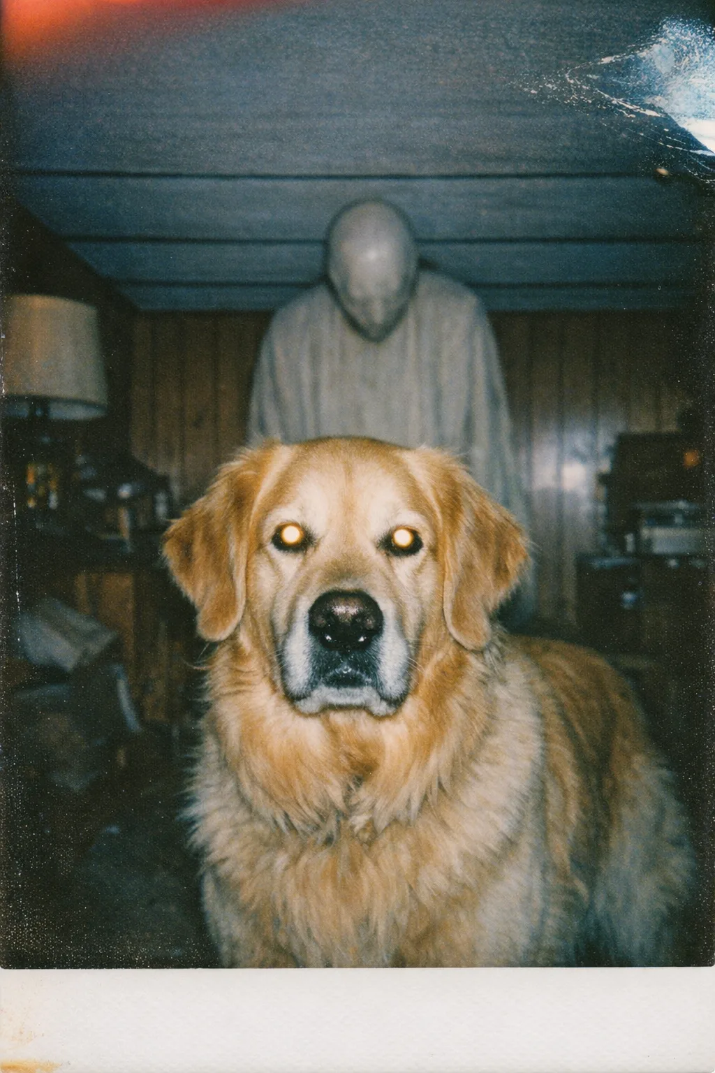 Rufus rendered as Haunted Polaroid: They are the only one in the room who is fine